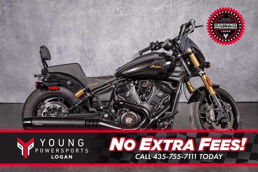 2026 Indian Motorcycle® 101 Scout® Black Crystal with Super Graphite BASE in Logan, UT