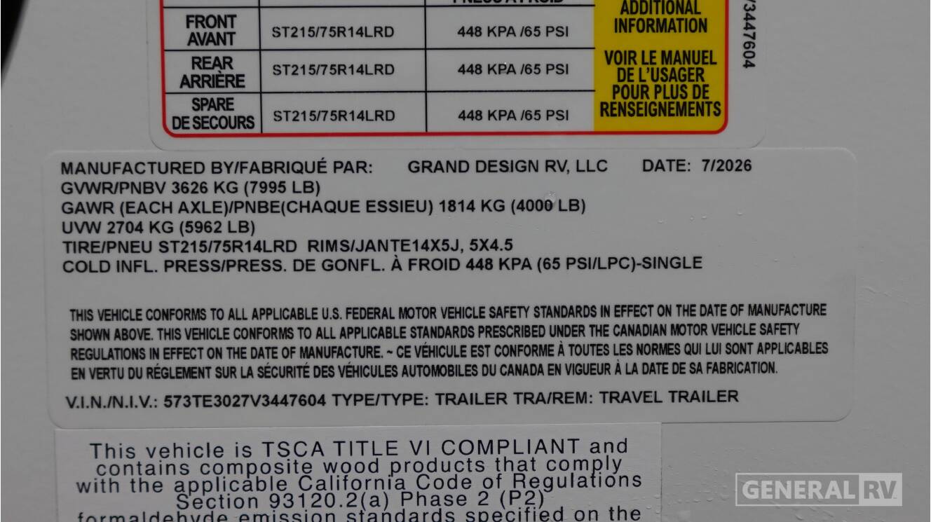 A photo of this 2027 Grand Design IMAGINE XLS 25RLE