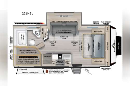 2027 Ember Rv Overland Series 221MSL in coldwater MI
