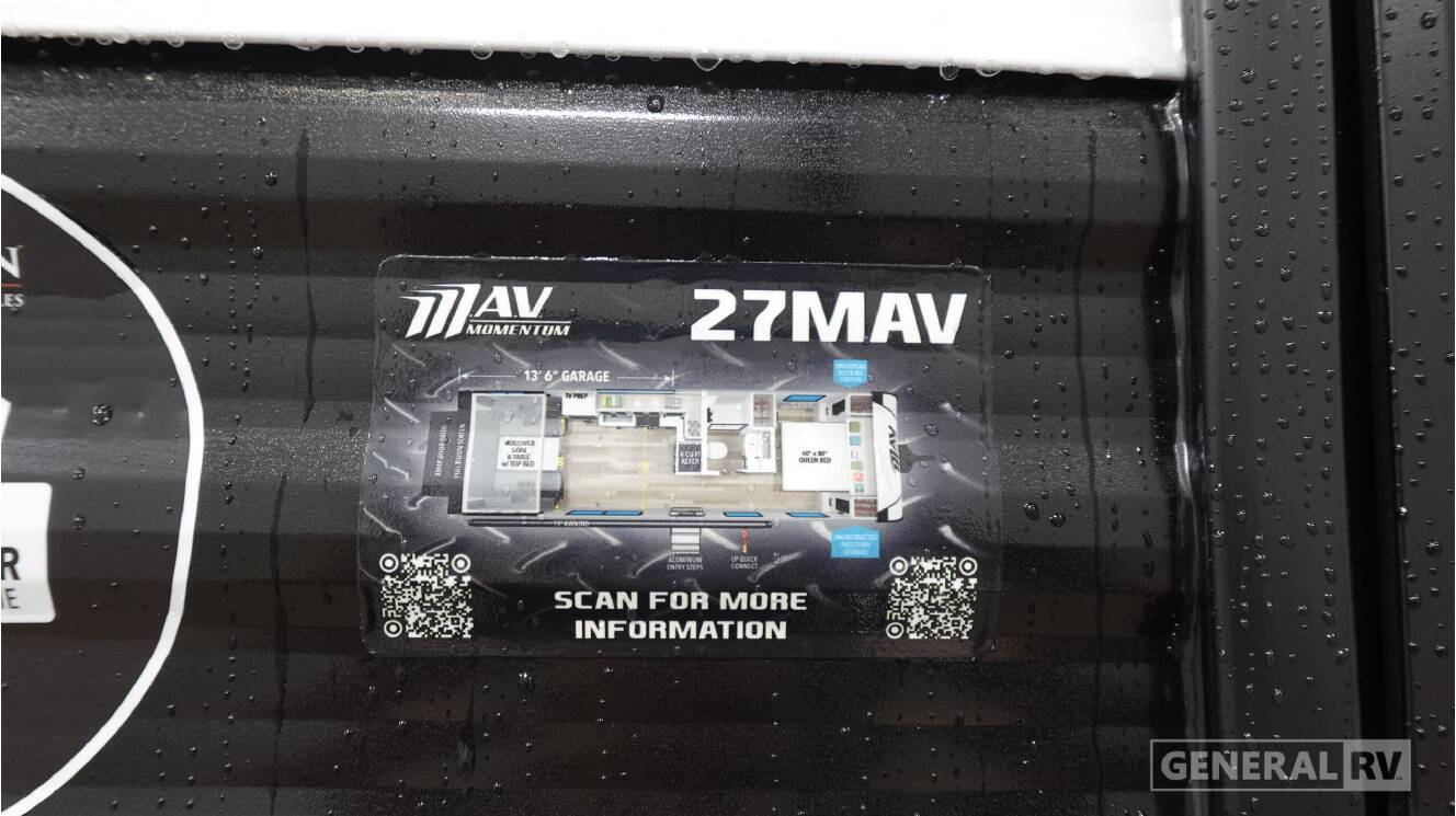 A photo of this 2027 Grand Design Momentum MAV 27MAV