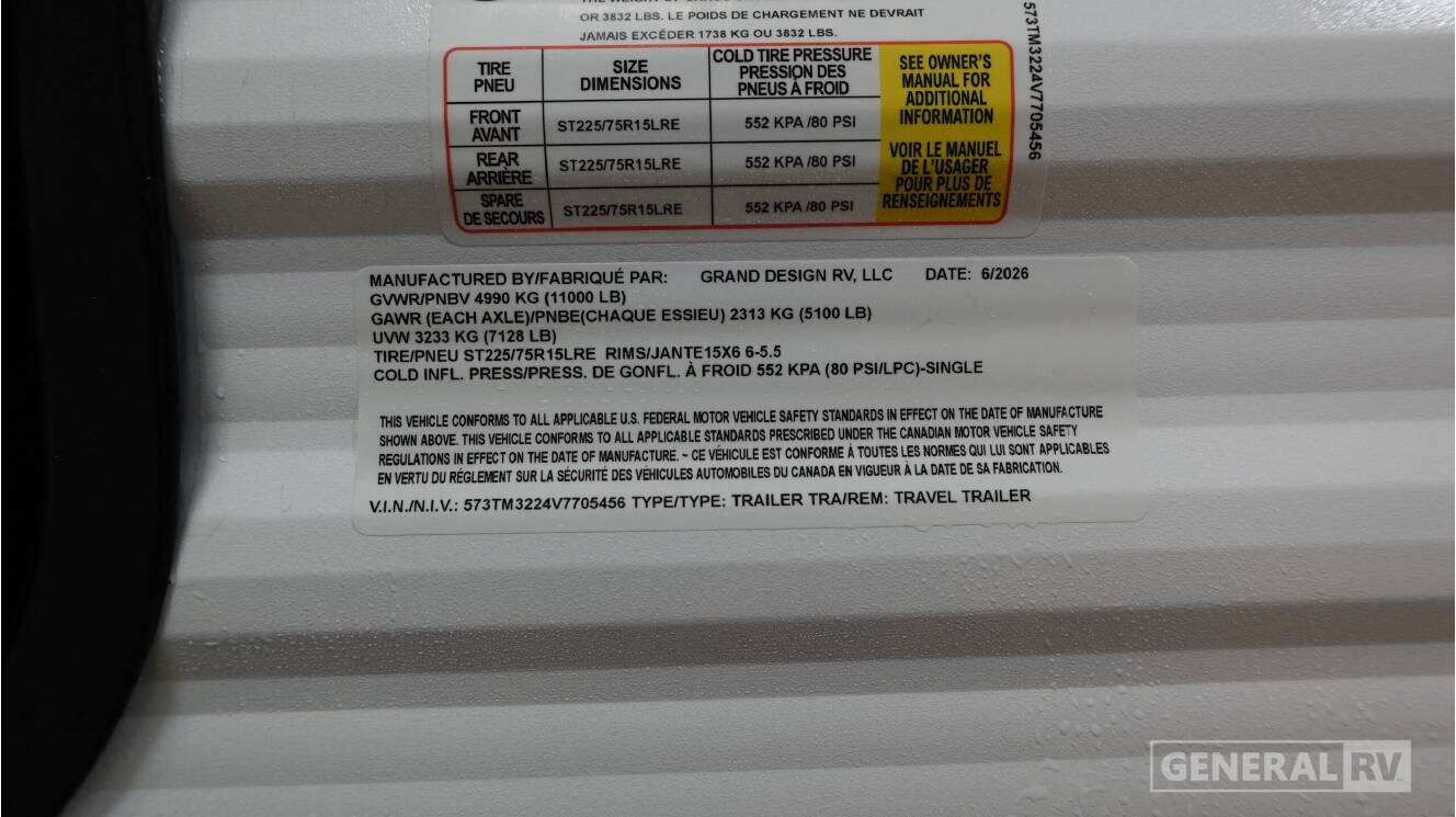 A photo of this 2027 Grand Design Momentum MAV 27MAV