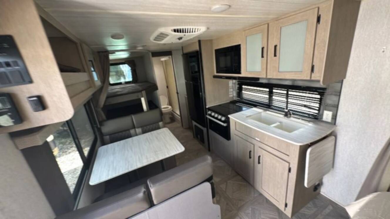 A photo of this 2023 Wildwood By Forest River X-Lite 19DBXL