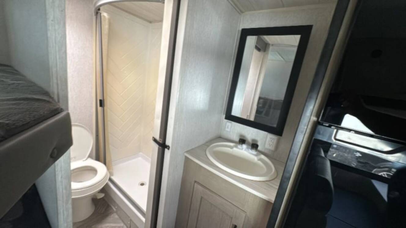 A photo of this 2023 Wildwood By Forest River X-Lite 19DBXL