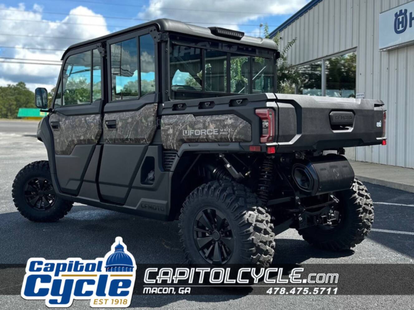 A photo of this 2027 CFMOTO UFORCE U10 XL Pro Highland EPS TrueTimber® Kanati Camo