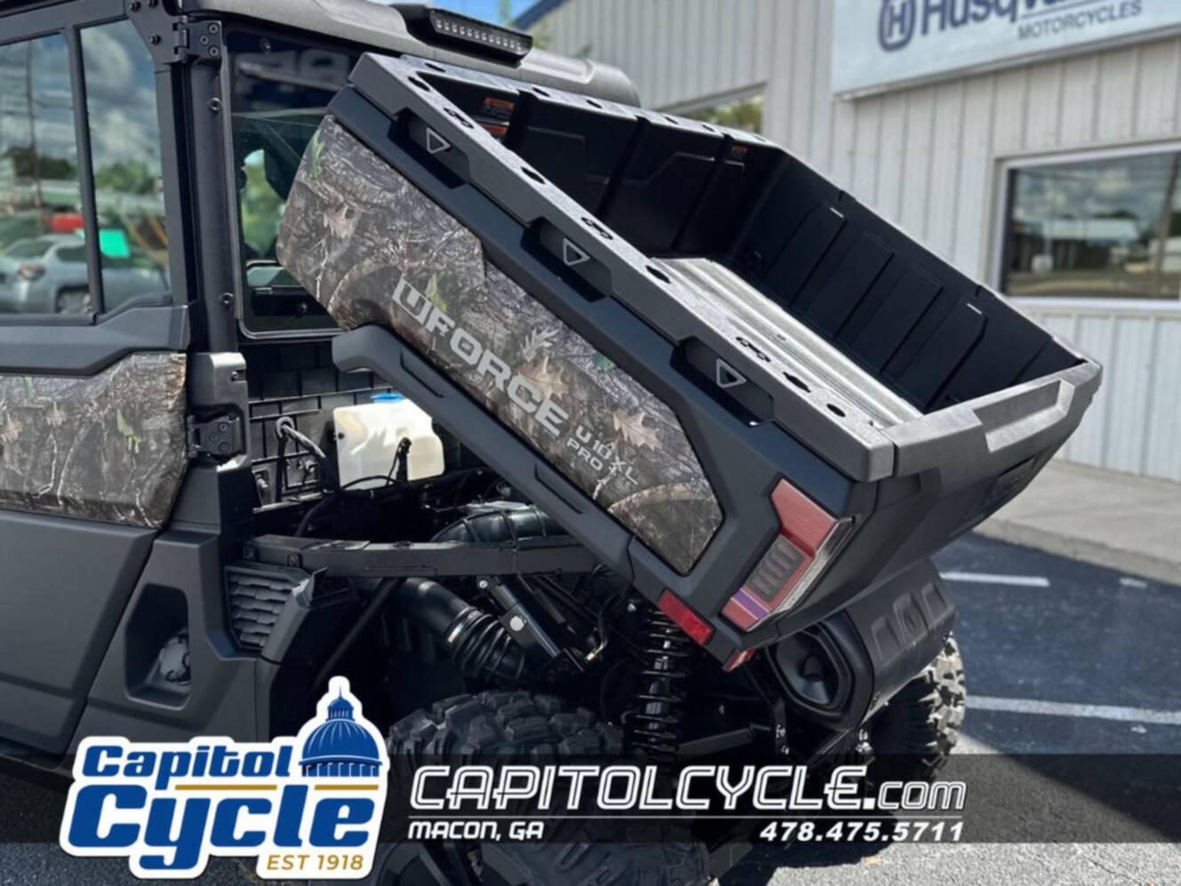 A photo of this 2027 CFMOTO UFORCE U10 XL Pro Highland EPS TrueTimber® Kanati Camo