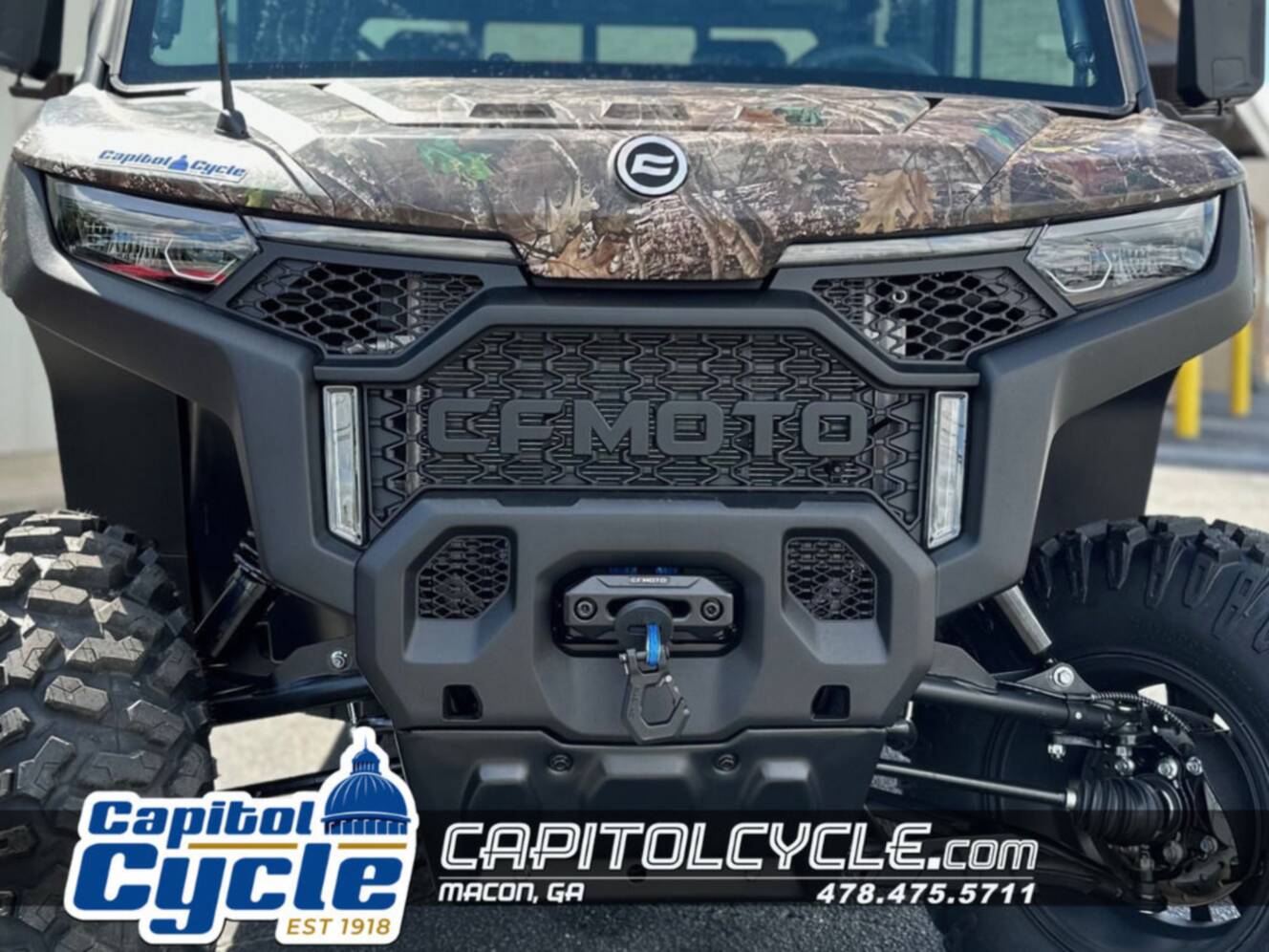 A photo of this 2027 CFMOTO UFORCE U10 XL Pro Highland EPS TrueTimber® Kanati Camo