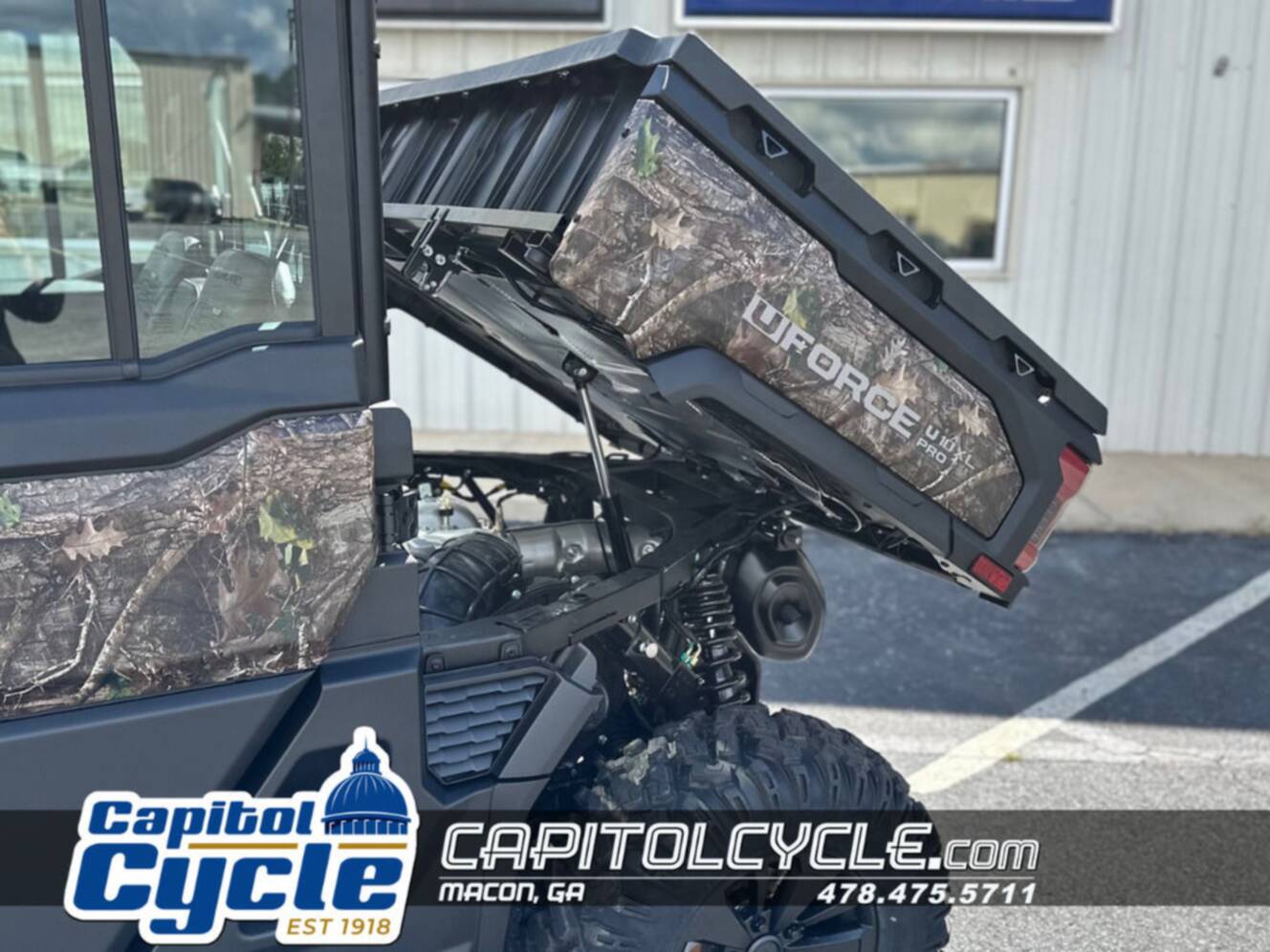 A photo of this 2027 CFMOTO UFORCE U10 XL Pro Highland EPS TrueTimber® Kanati Camo