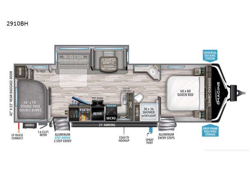 2022 Grand Design Imagine 2910BH in cresco IA