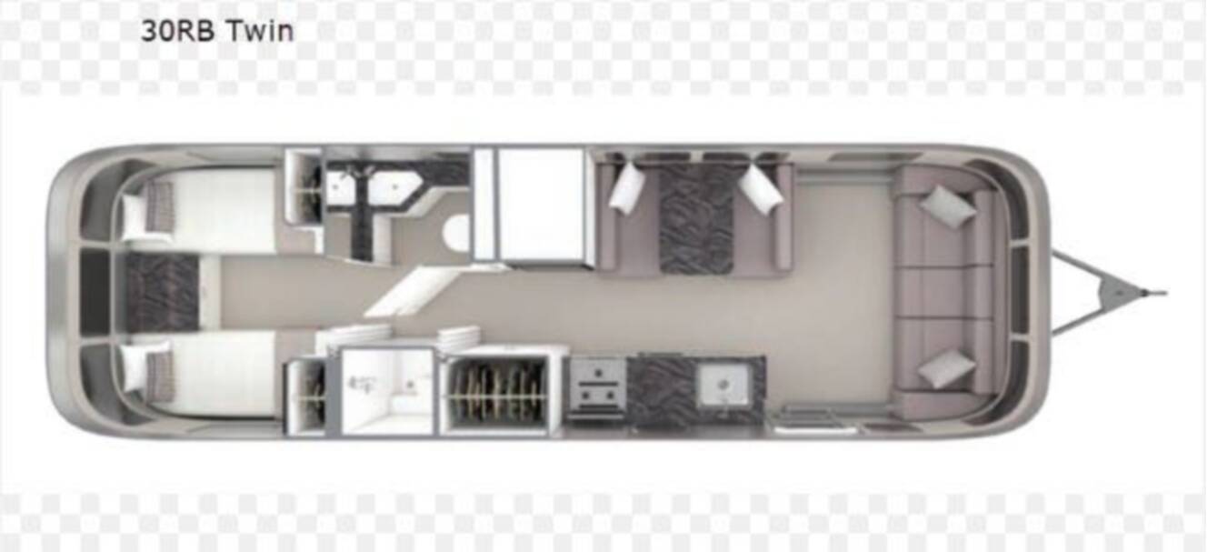 A photo of this 2024 Airstream Classic 30RBT
