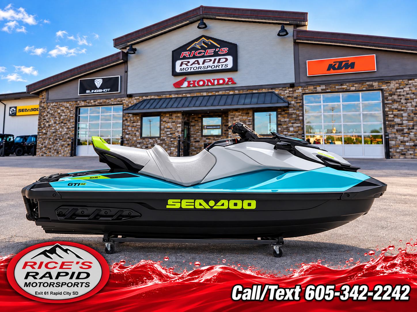 2026 Sea-Doo GTI SE 130 + iBR, iDF SE 130 IBR AND IDF in rapid city SD