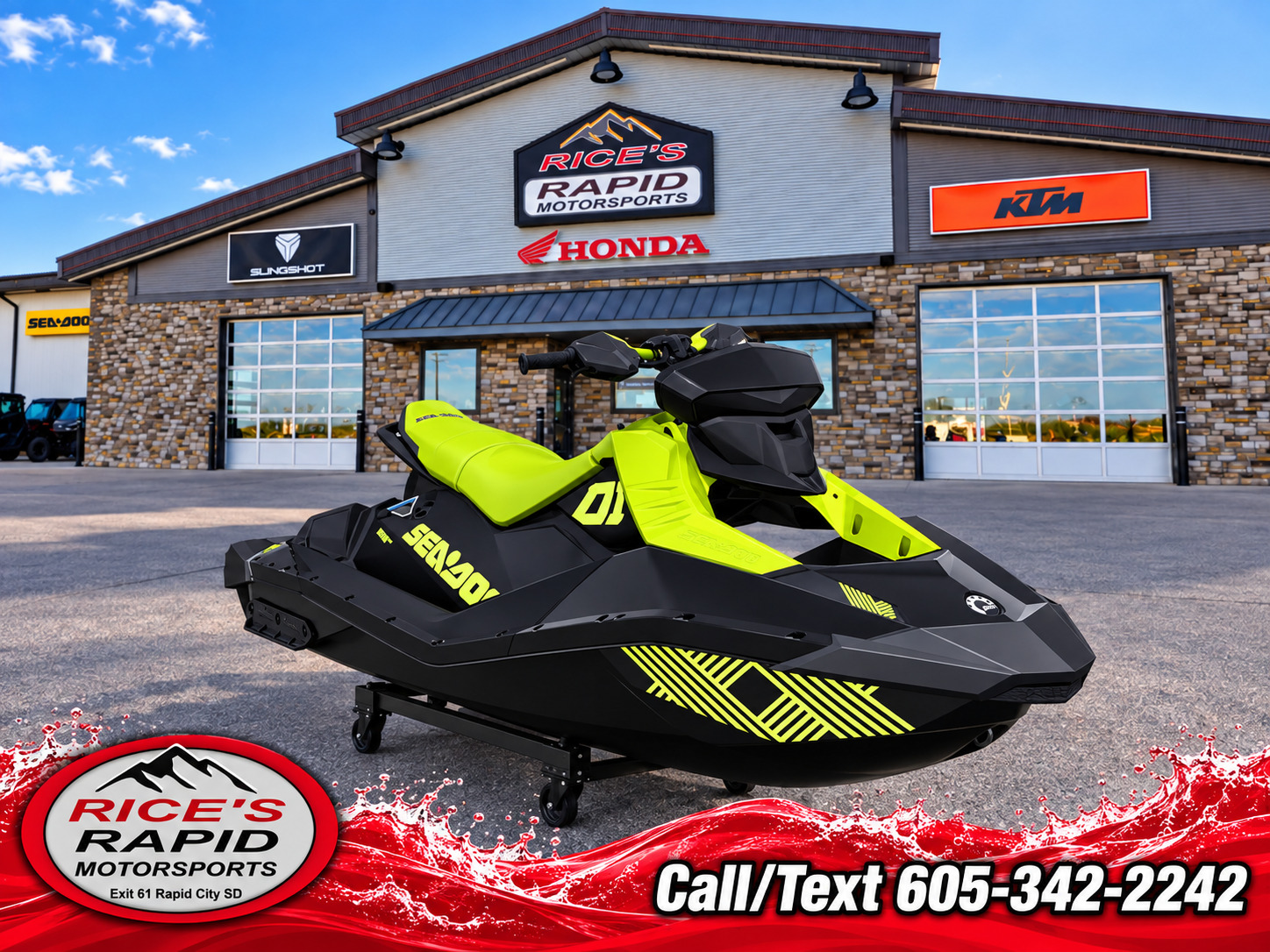 2023 Sea-Doo Spark Trixx 3 up iBR + Sound System Three Seater PWC boat