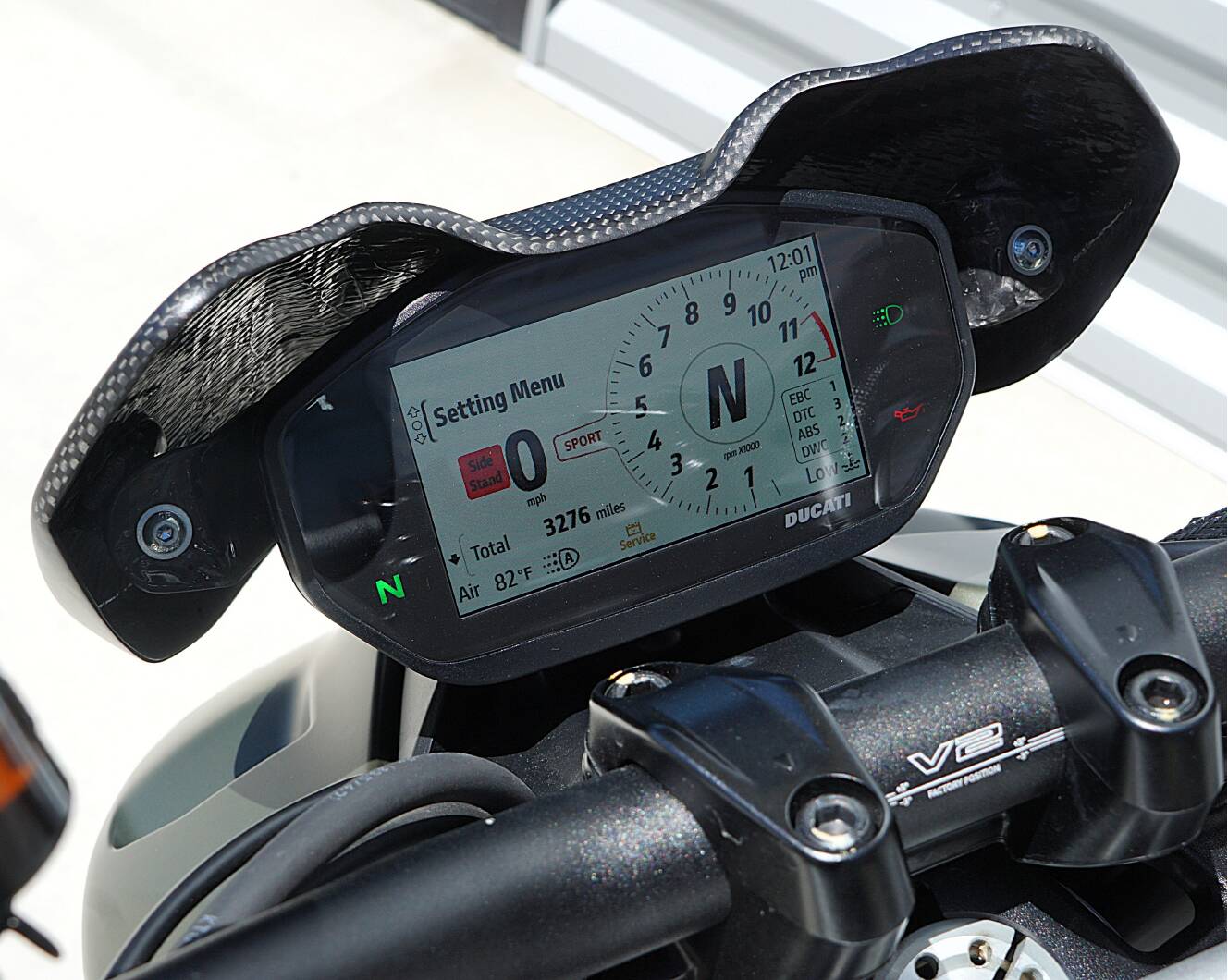 A photo of this 2023 Ducati Streetfighter V2