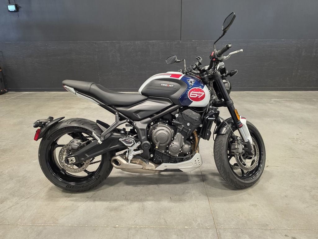 2025 Triumph Trident 660 Triple Tribute Edition Snowdonia White 660 TRIPLE TRIBUTE EDITION in Fort Worth, TX