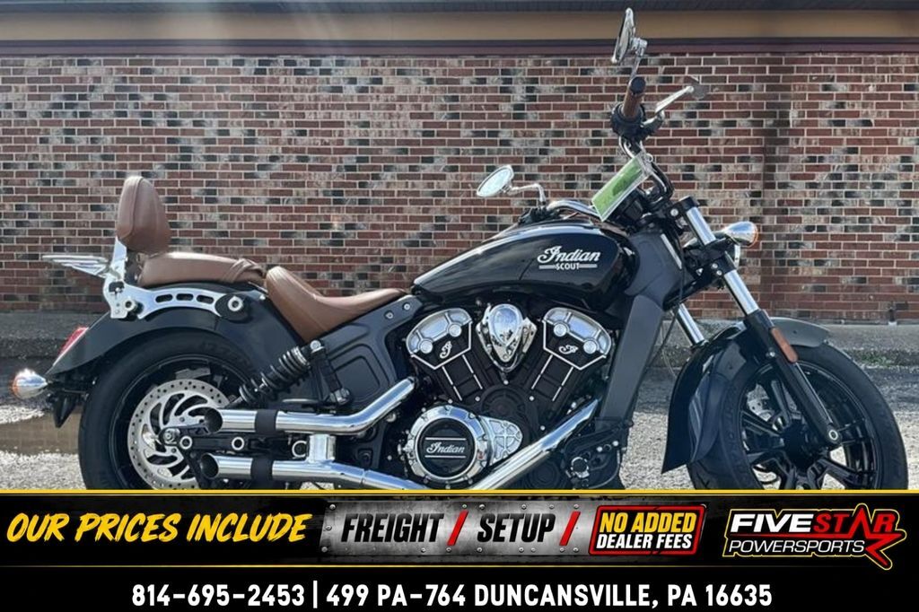 2018 Indian Motorcycle® Scout® Bobber Thunder Black BOBBER in Duncansville, PA