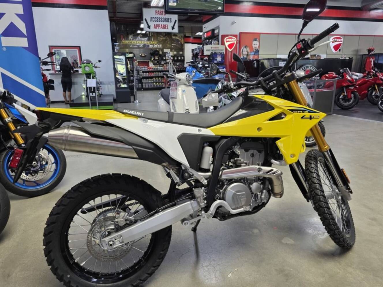 A photo of this 2026 Suzuki DR-Z4S