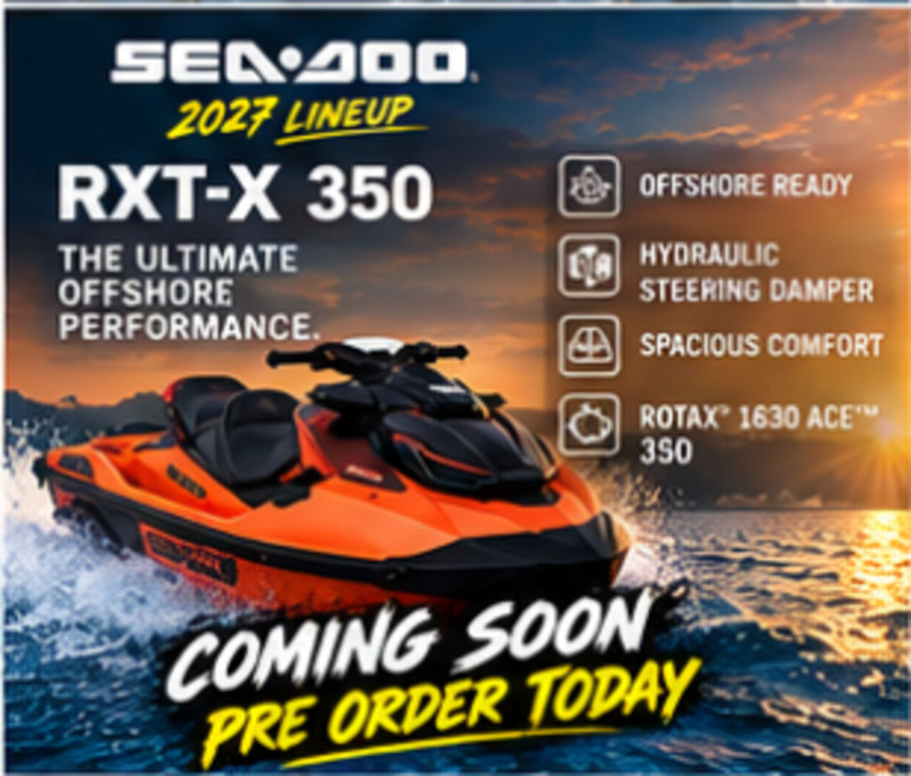 2027 Sea-Doo RXT-X 350 iBR and audio BASE in hamilton AL