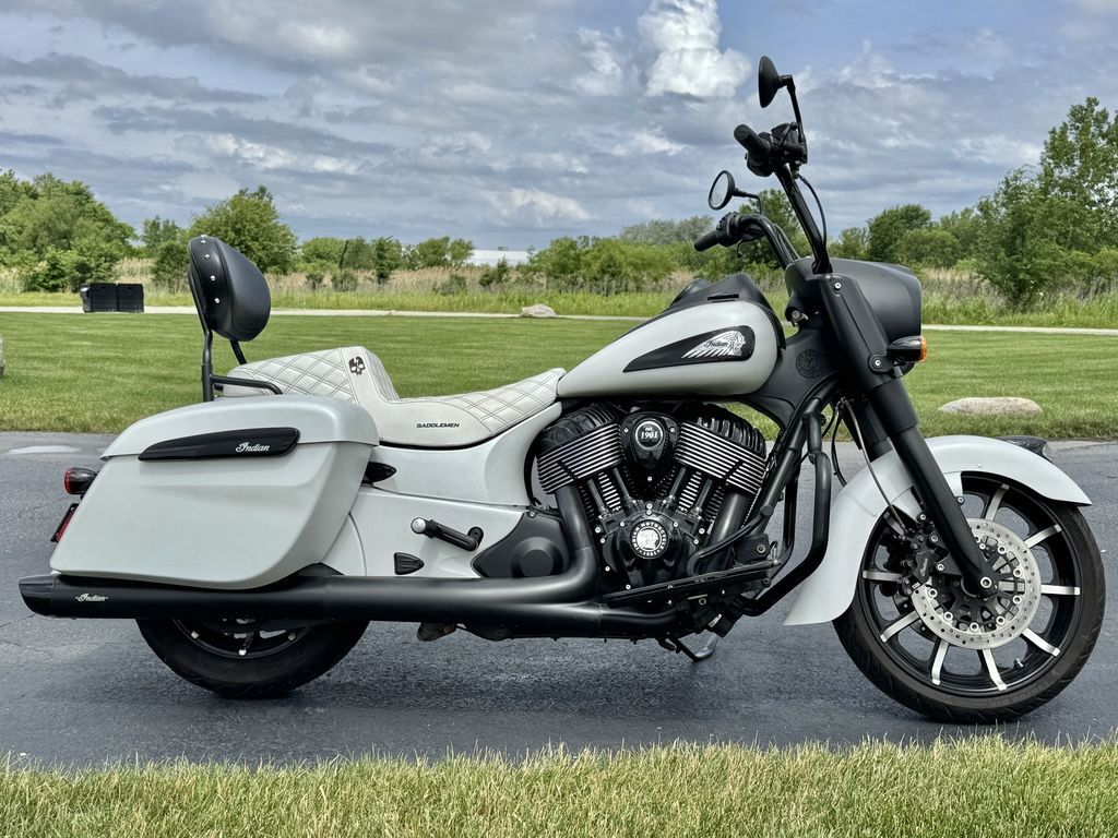 2021 Indian Motorcycle® Springfield ® Dark Horse® White Smoke DARK HORSE in Monee, IL