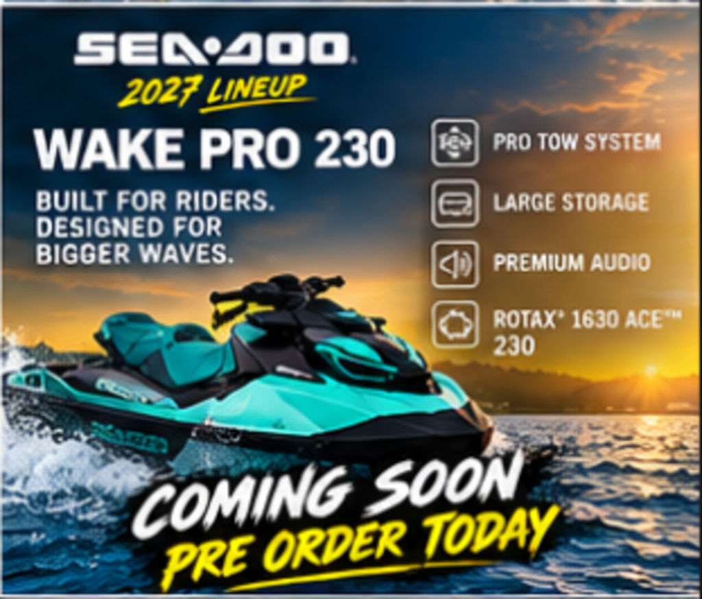 2027 Sea-Doo Wake Pro 230 iBR, iDF and audio in munford AL