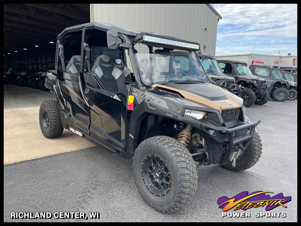 2019 Polaris® General® 4 1000 Ride Command Edition Black Pearl UTV/Utility ATV