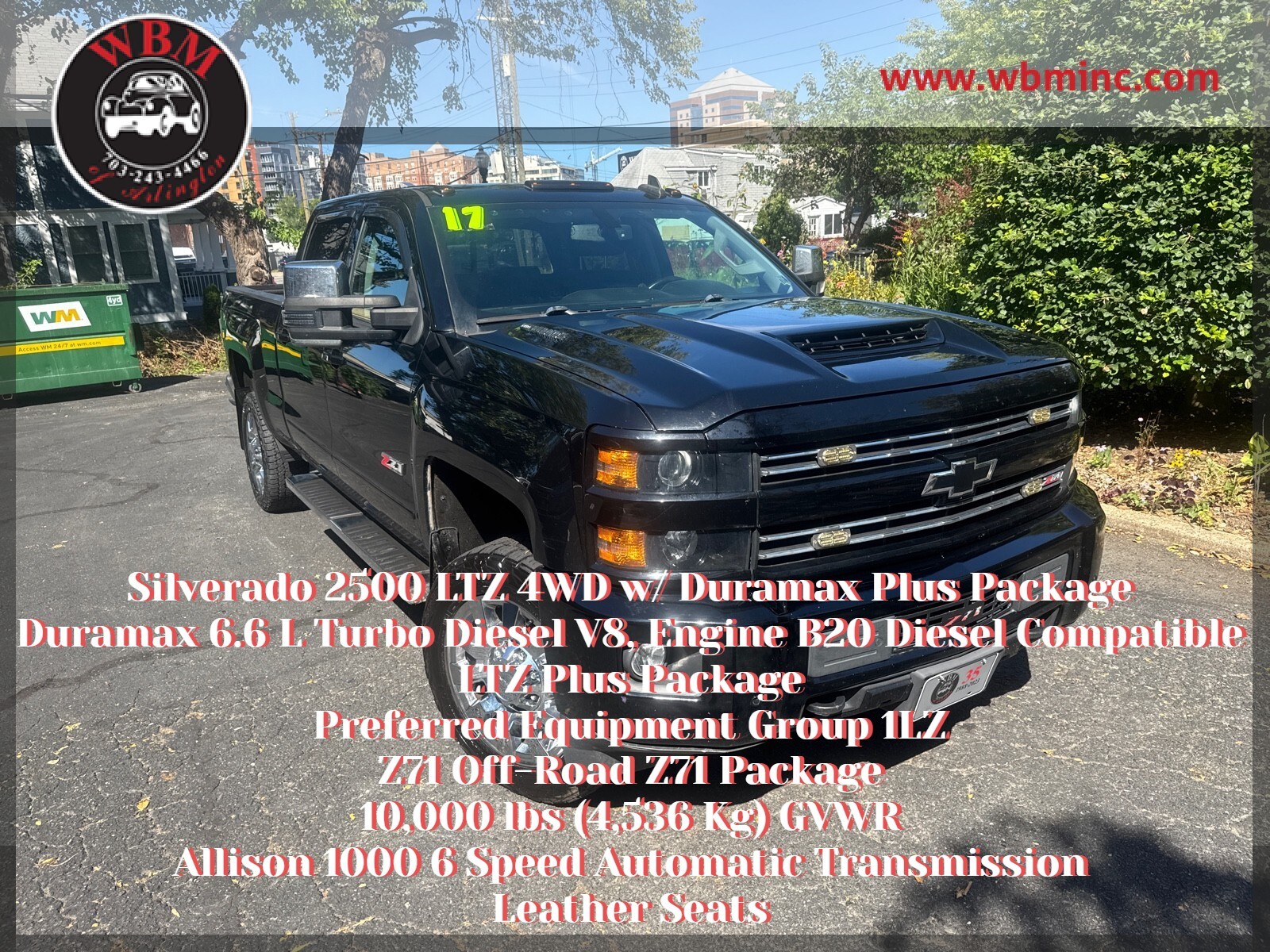 2017 CHEVROLET Silverado 2500HD in Arlington, VA