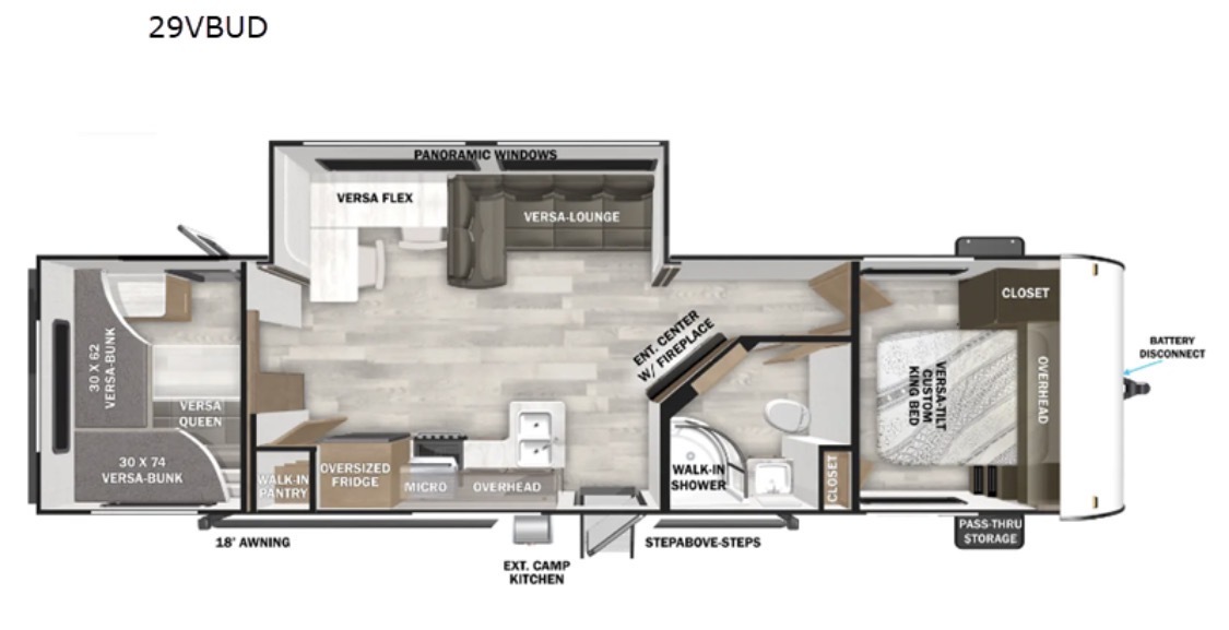 2021 Forest River SALEM 29VBUD RV