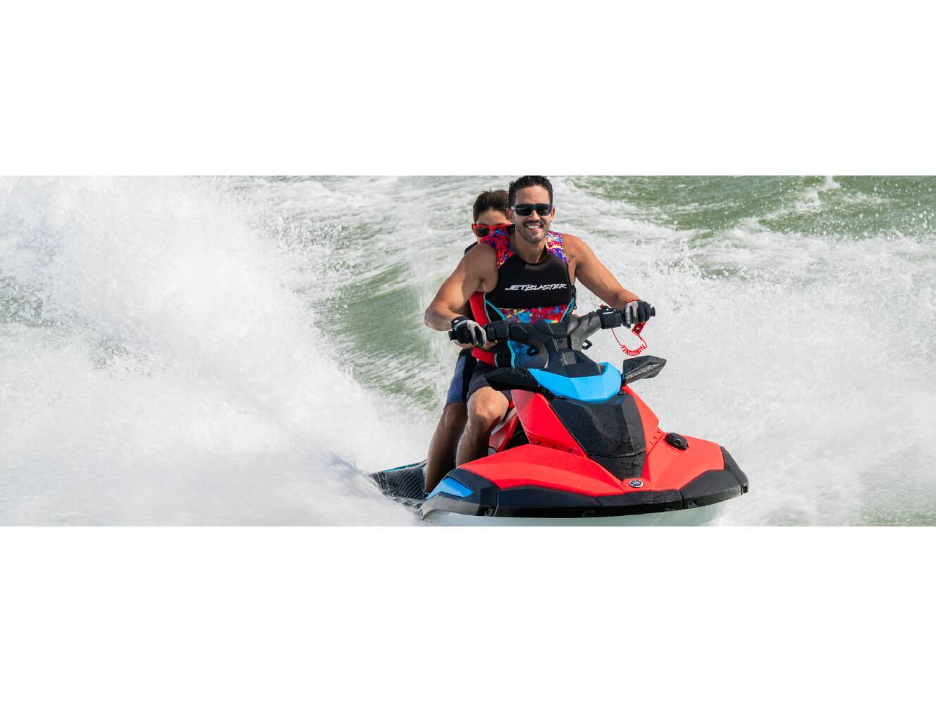 A photo of this 2025 Yamaha JetBlaster DLX 3-Up