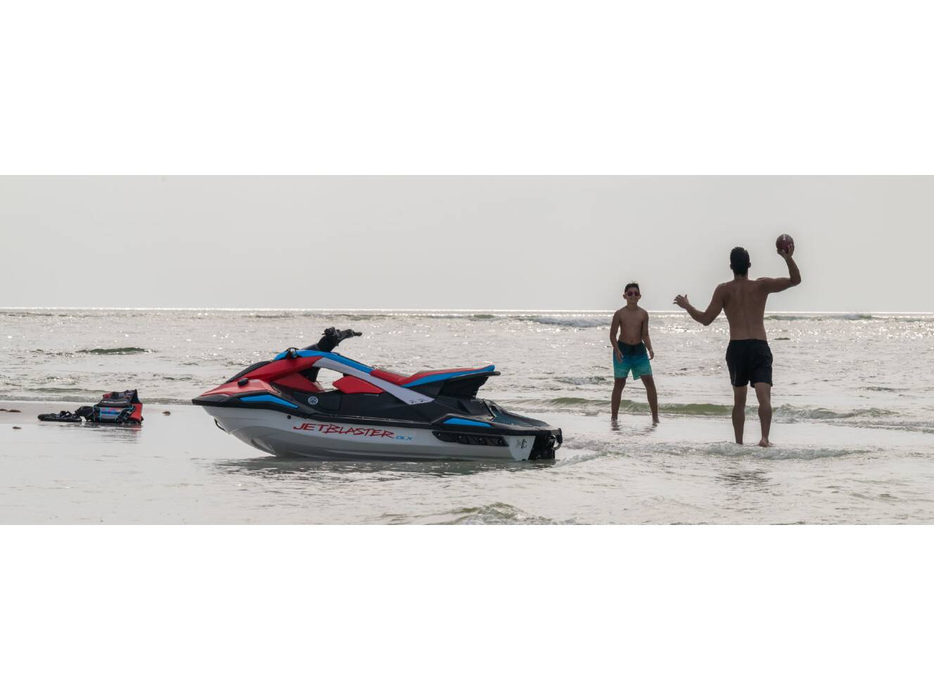 A photo of this 2025 Yamaha JetBlaster DLX 3-Up