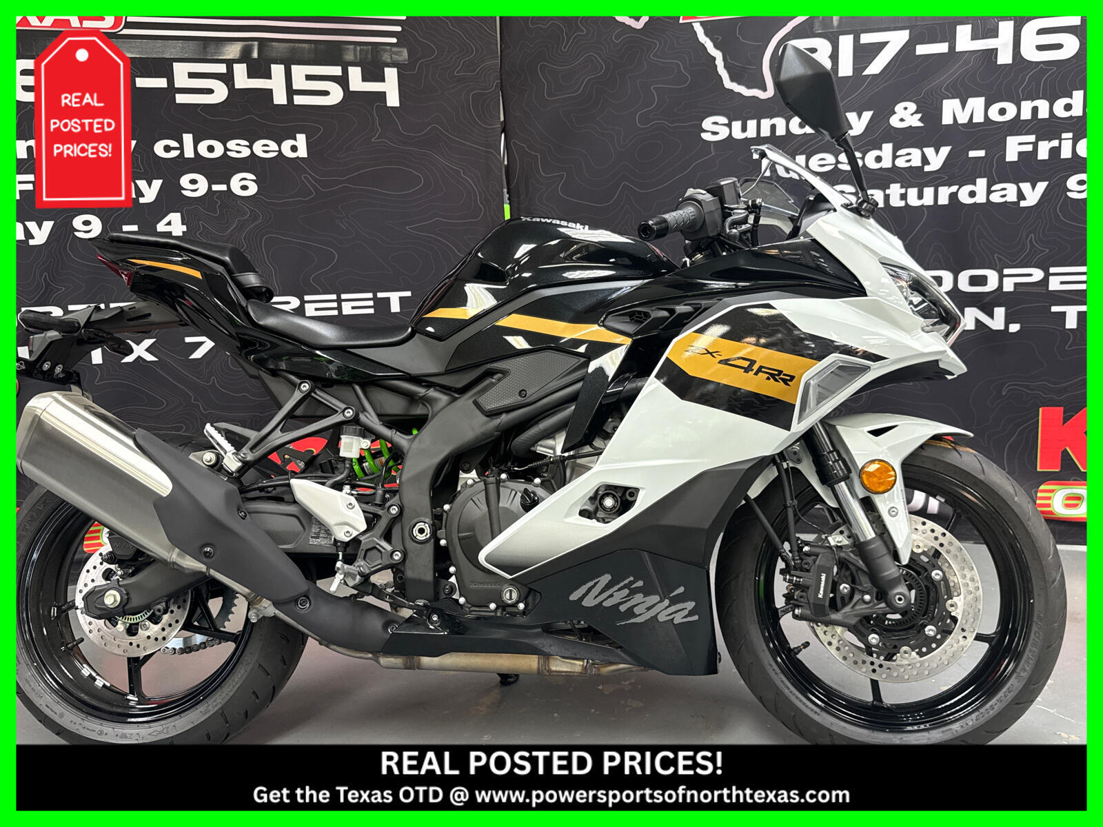 White Abs Ninja ZX-4RR For Sale Near 64801 - Kawasaki Motorcycles