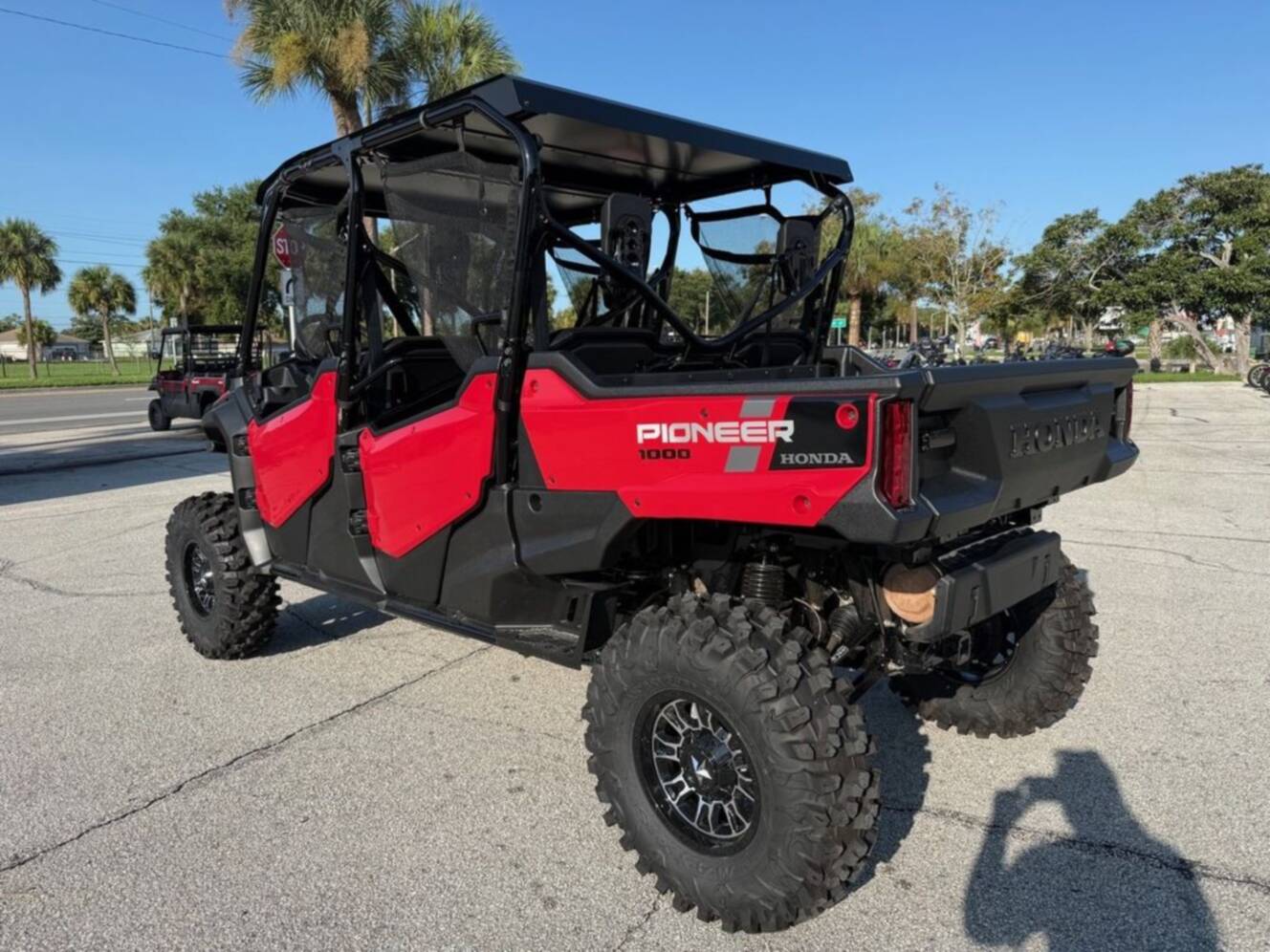 A photo of this 2025 Honda® Pioneer 1000-6 Deluxe Crew