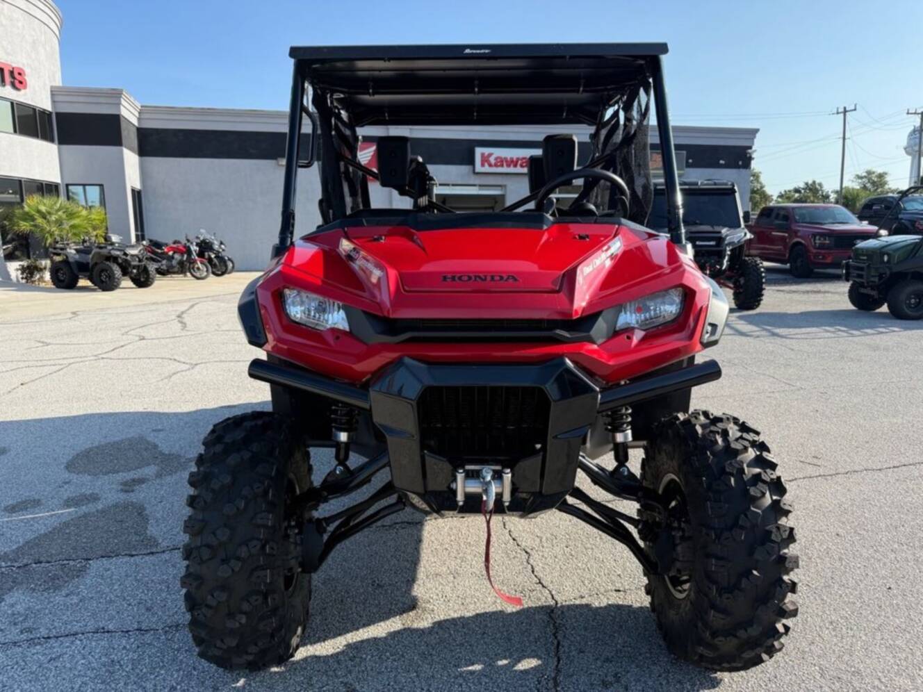 A photo of this 2025 Honda® Pioneer 1000-6 Deluxe Crew
