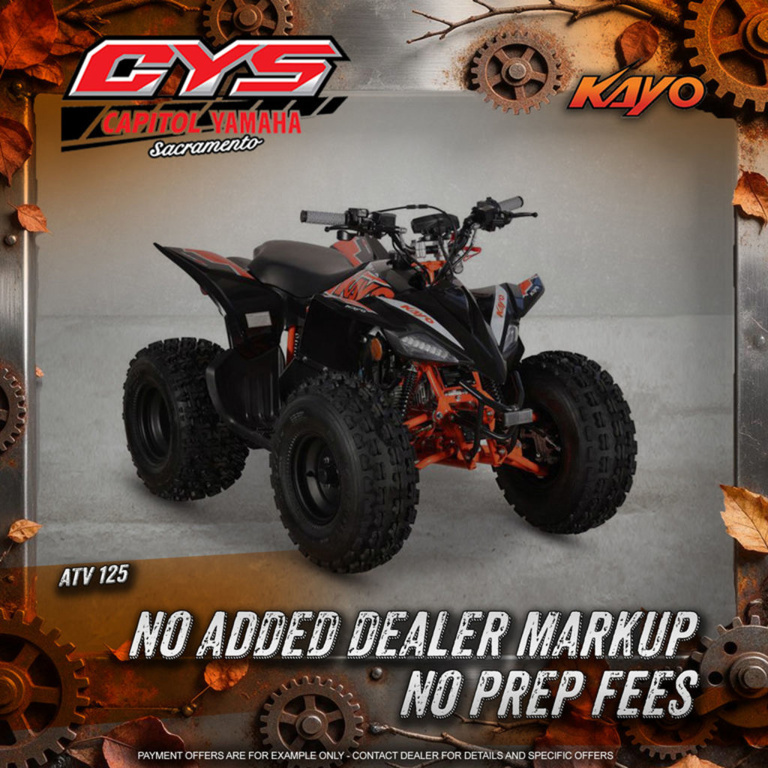 2026 Kayo Predator 125 EFI in sacramento CA