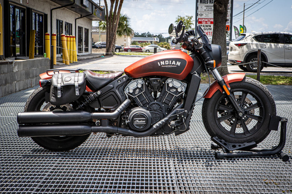 2021 Indian Scout Bobber ABS Icon Burnt Orange Metallic Smoke BOBBER in Union Park, FL