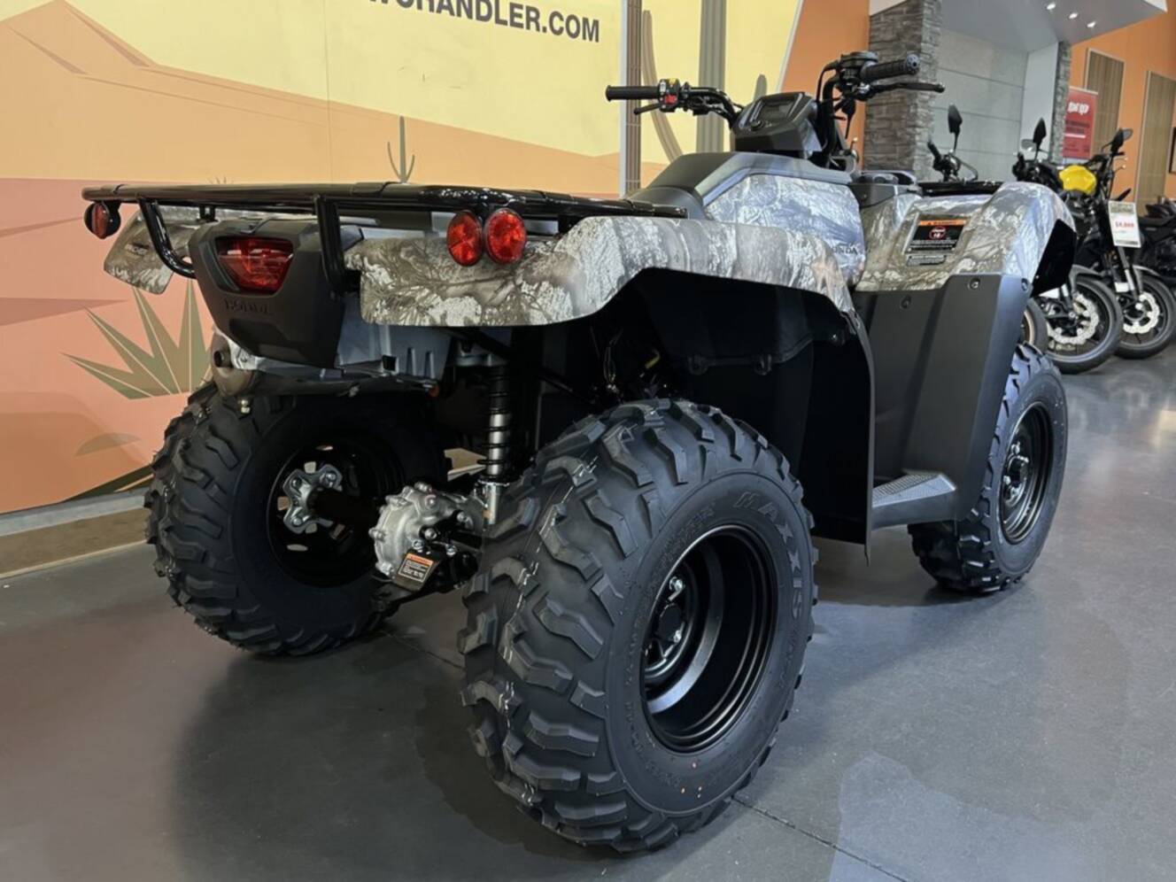 A photo of this 2026 Honda FourTrax Rancher 4X4 Truetimber Atera Camo