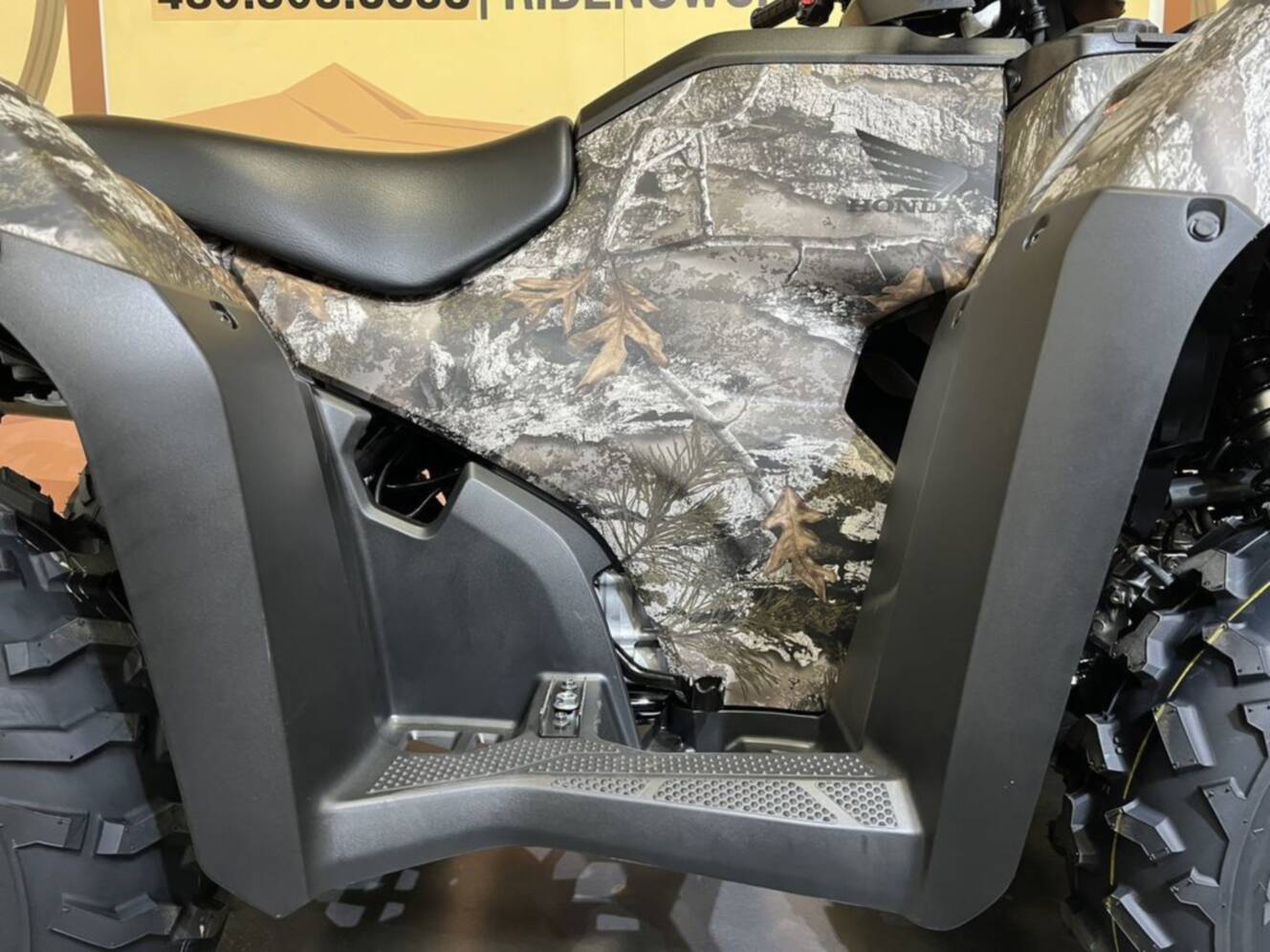 A photo of this 2026 Honda FourTrax Rancher 4X4 Truetimber Atera Camo