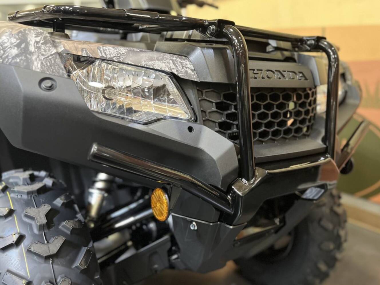 A photo of this 2026 Honda FourTrax Rancher 4X4 Truetimber Atera Camo