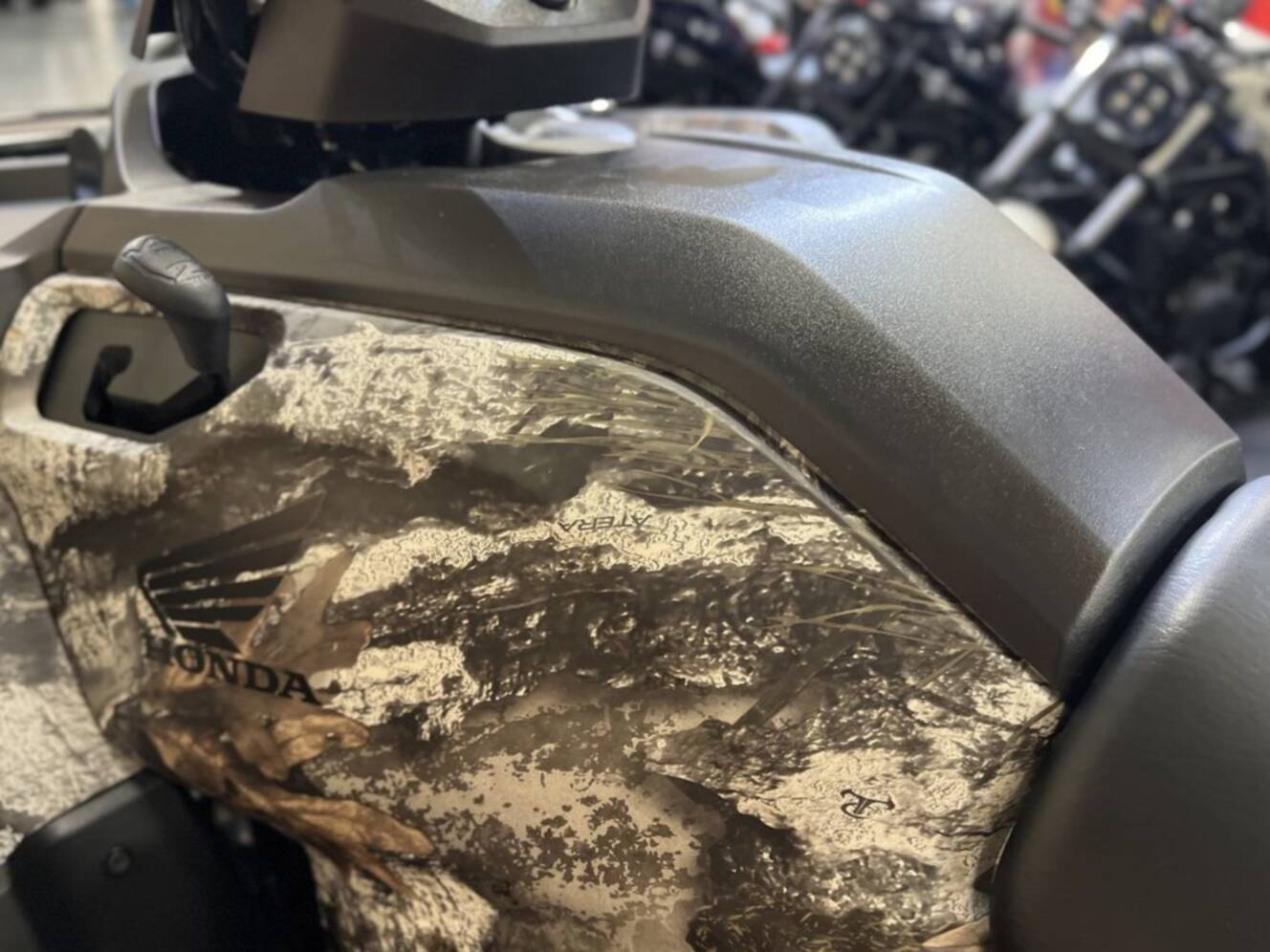A photo of this 2026 Honda FourTrax Rancher 4X4 Truetimber Atera Camo