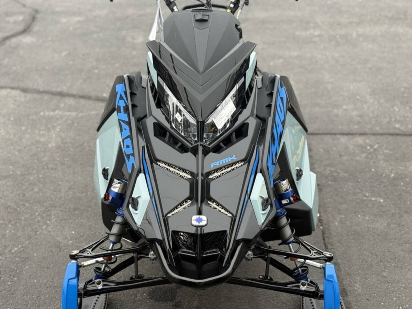 A photo of this 2026 Polaris Patriot 9R RMK Khaos 155 Premium Sagebrush Green Met / 
