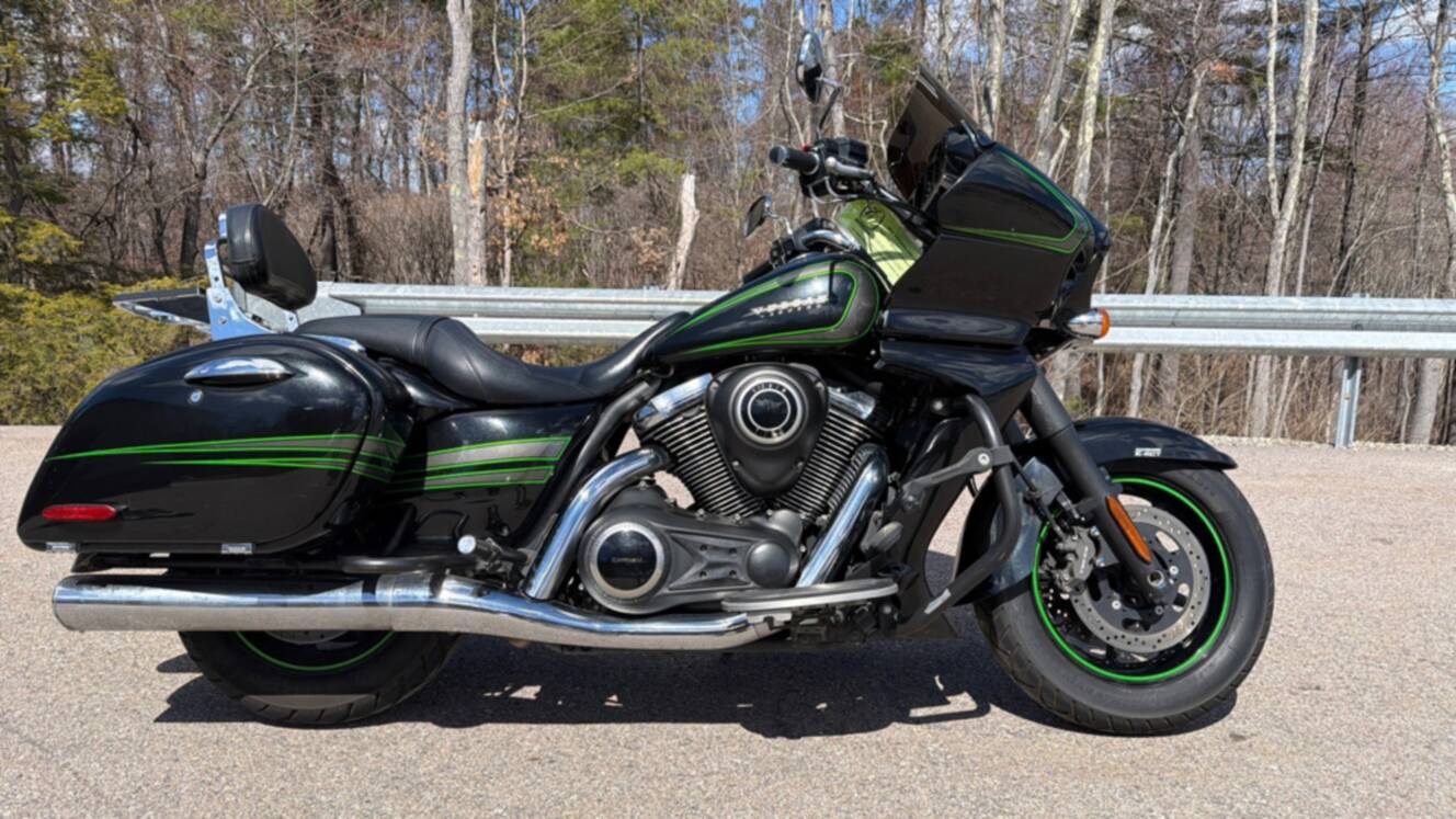 A photo of this 2018 Kawasaki Vulcan 1700 Vaquero ABS