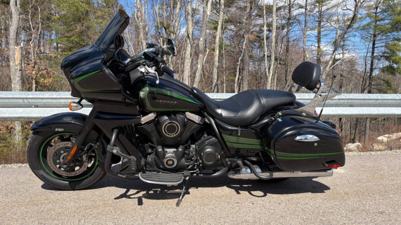 A photo of this 2018 Kawasaki Vulcan 1700 Vaquero ABS