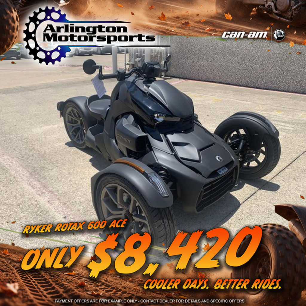 2025 Can-Am Ryker Rotax 600 ACE in Arlington, TX