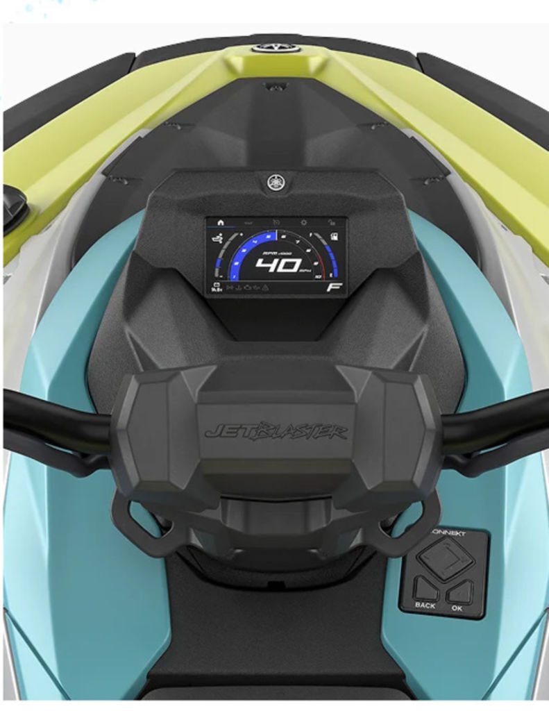 2026 Yamaha JETBLASTER PRO 2-UP-Azure Blue/Lunar Yellow in houghton lake MI