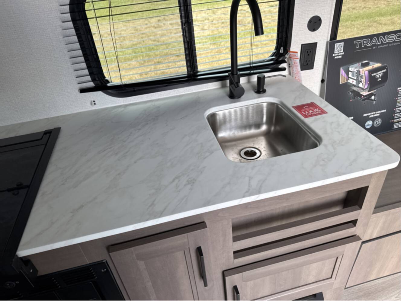 A photo of this 2026 Grand Design TRANSCEND ONE 131DL