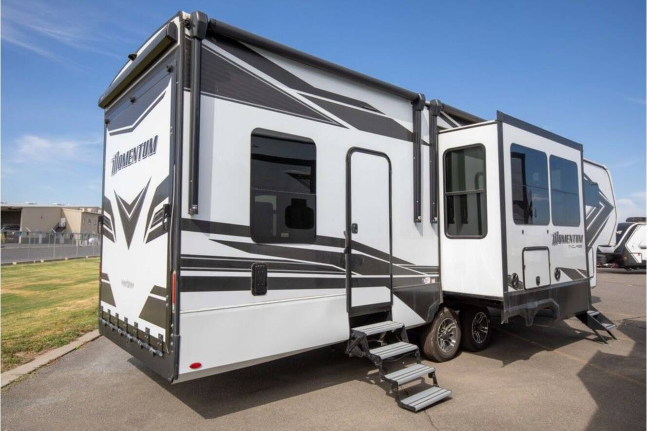 A photo of this 2023 Grand Design MOMENTUM 351MS