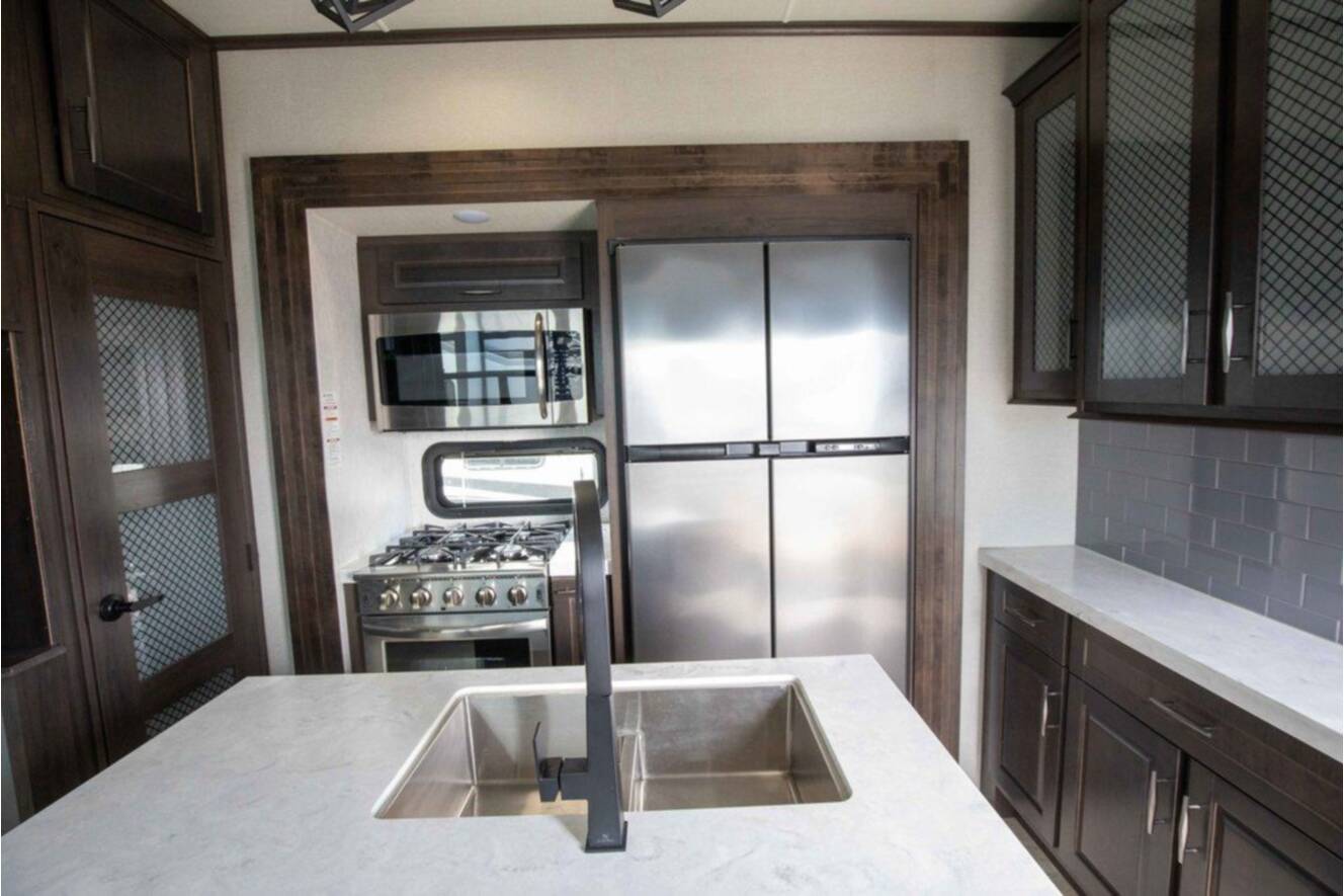 A photo of this 2023 Grand Design MOMENTUM 351MS