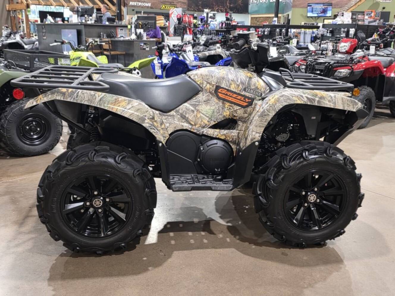 A photo of this 2026 Yamaha Grizzly EPS Camo