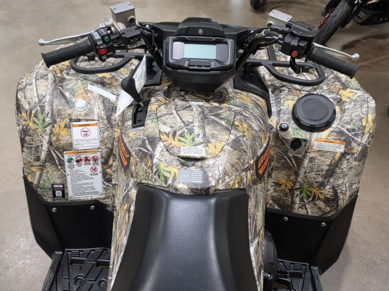 A photo of this 2026 Yamaha Grizzly EPS Camo
