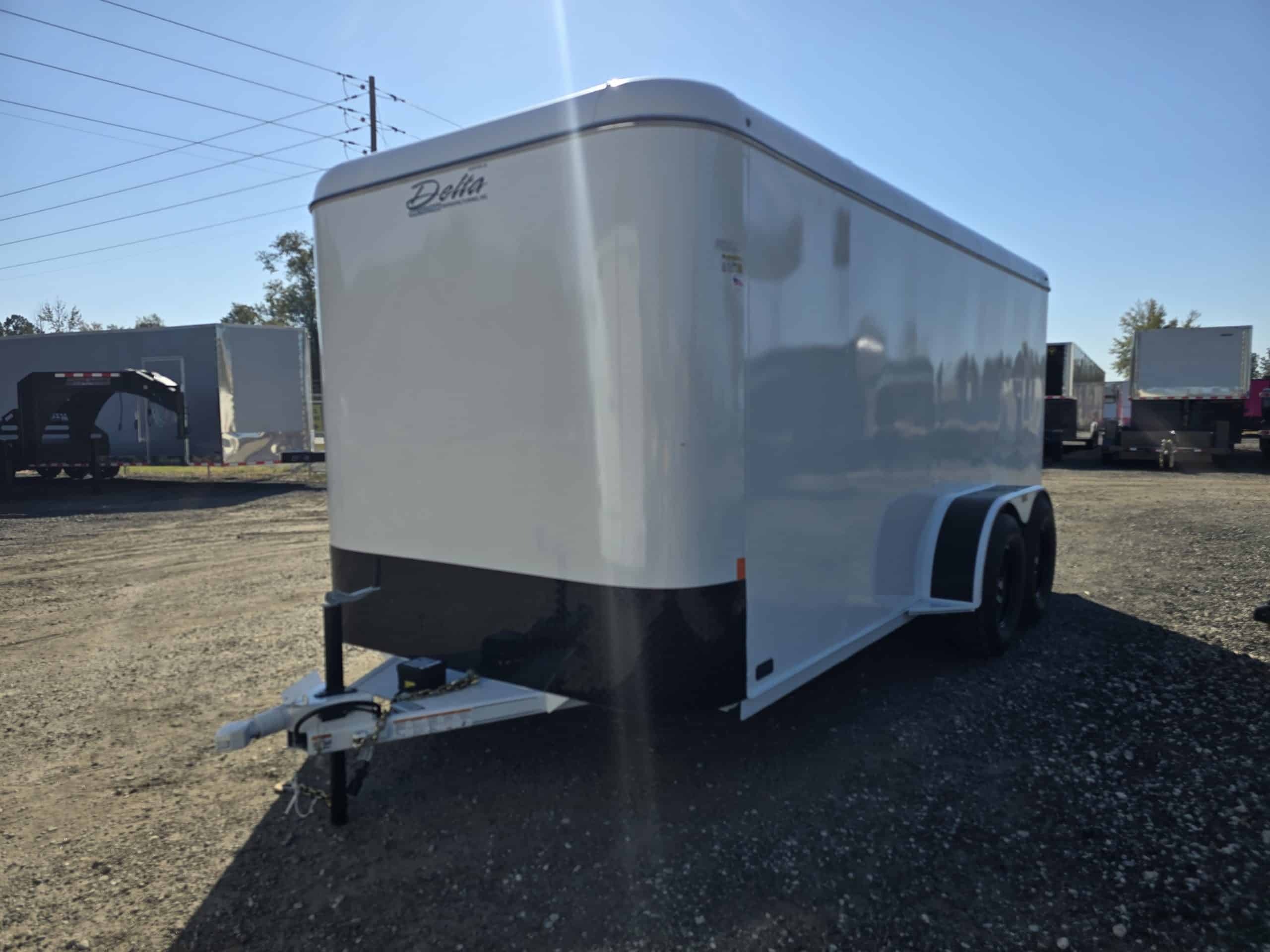 2025 Delta Trailers 7x16' Enclosed steel cargo trailer in Byron, GA