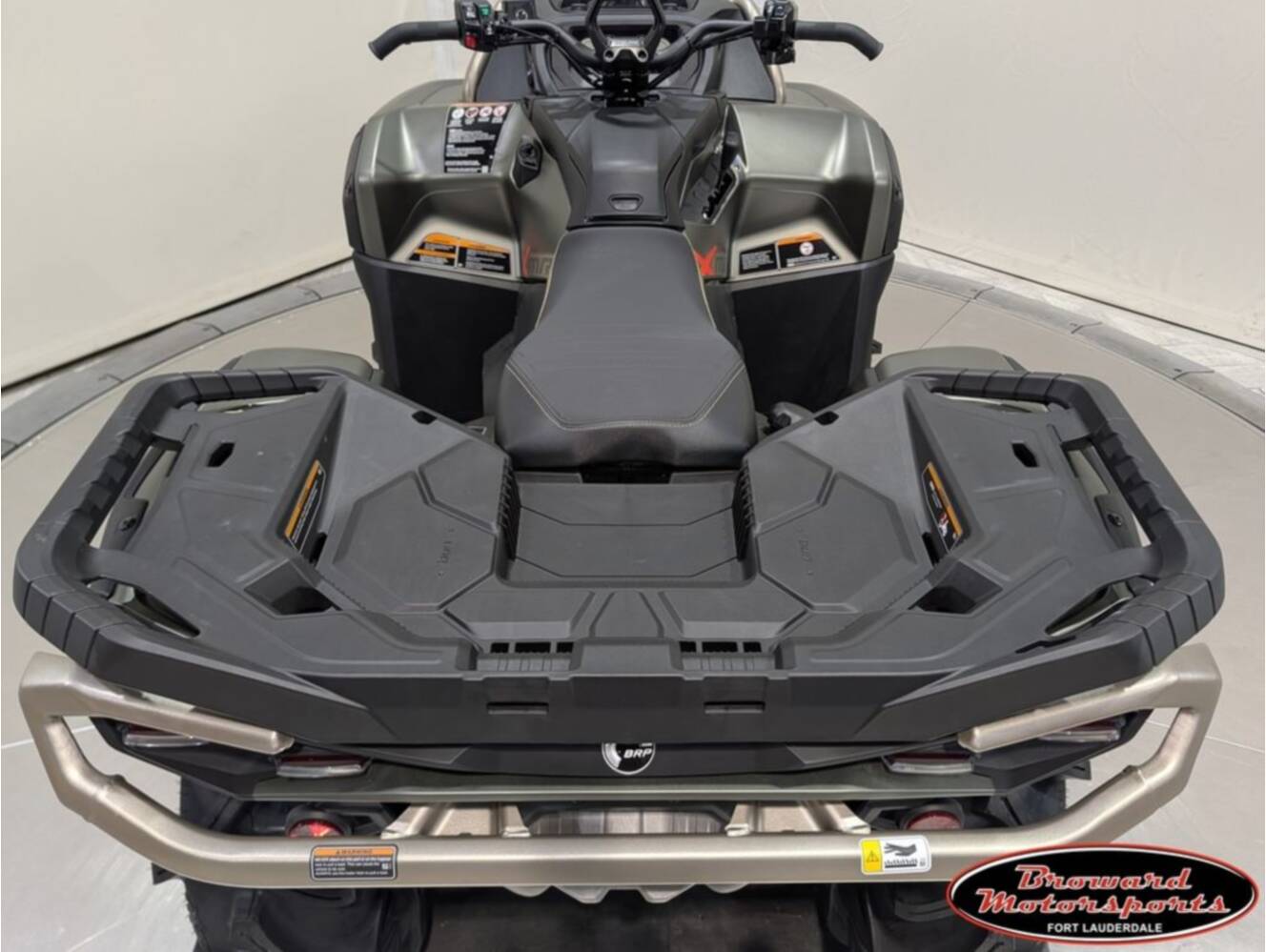 A photo of this 2026 Can-Am Outlander X mr 1000R Loft Green Satin