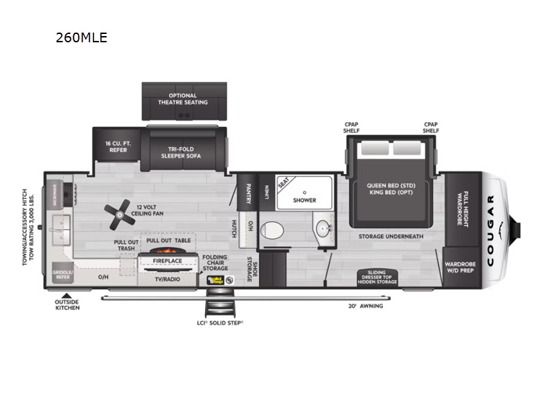 2025 Keystone Rv Cougar 260MLE in
