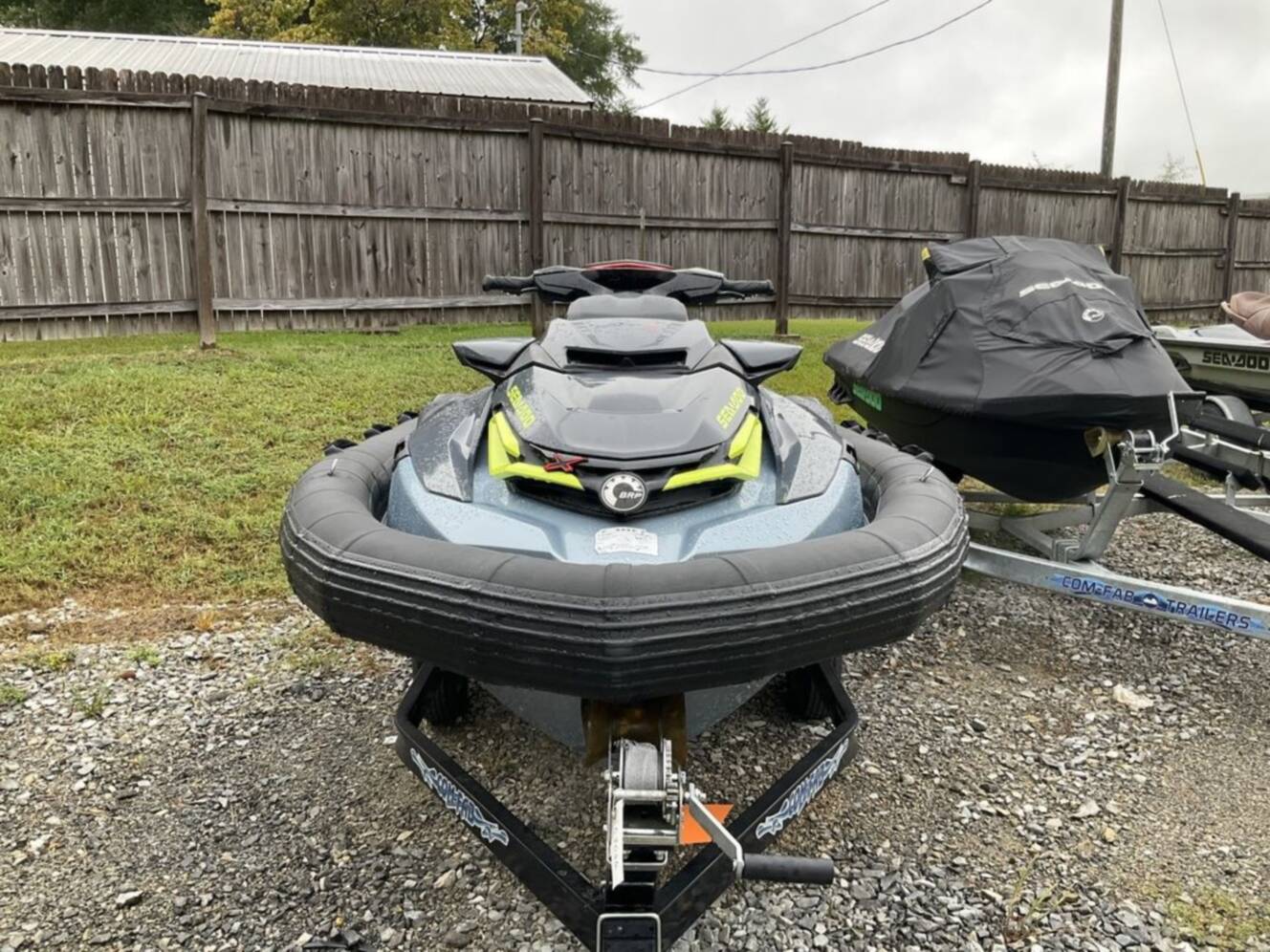 A photo of this 2024 Sea-Doo RXT®-X® 325 Ice Metal/MantaGreen